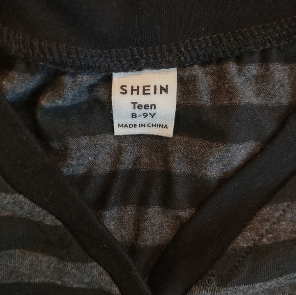 COPY - 5/$25 Girls Long Sleeve Striped Top, 8-9y - Picture 2 of 2